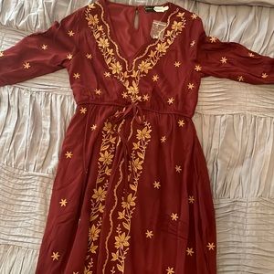 Brand new , never worn boho dress.